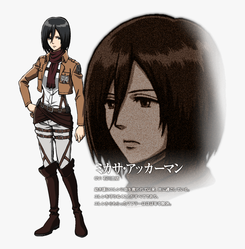 Mikasa Ackerman, HD Png Download