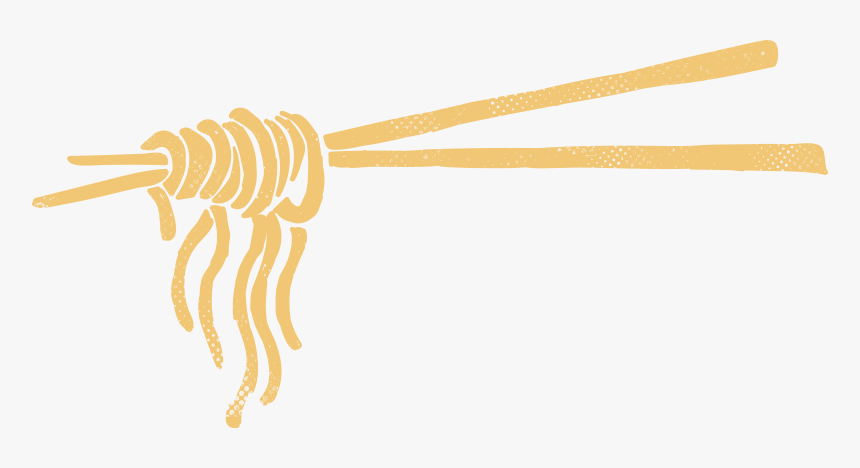 Illustrated Chopsticks, HD Png Download