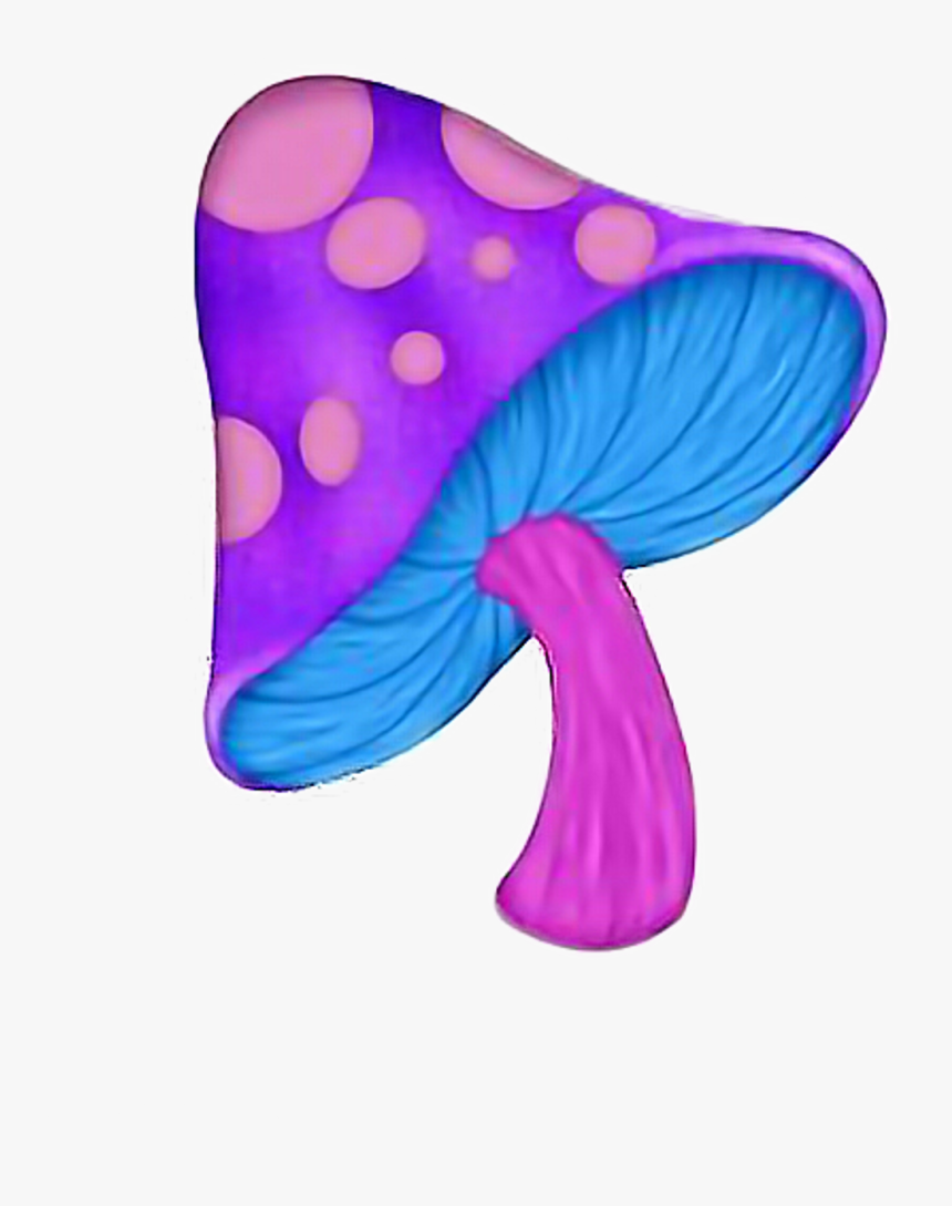 Psychedelic Mushroom Trippy Shroom Ftestickers Freetoed - Trippy Mushroom Png, Transparent Png
