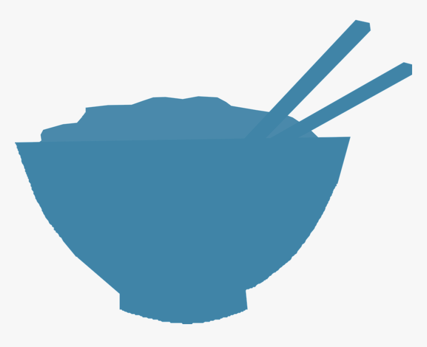 Chopsticks, Bowl, Rice, Chinese, Black, Food - Bowl Vector Png, Transparent Png