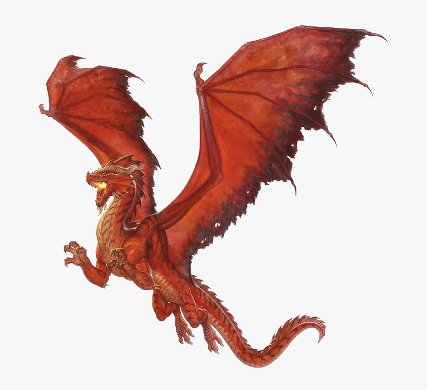 Red Dragon Png Picture - Red Dragon Dnd, Transparent Png