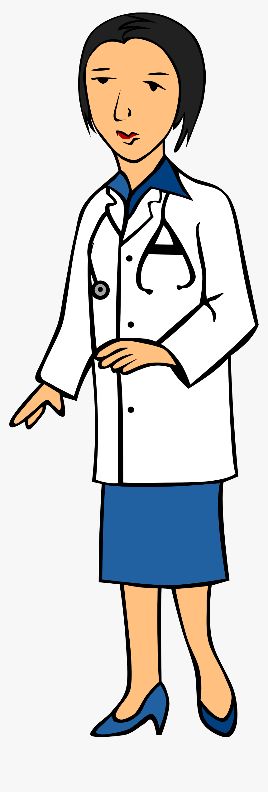 Girl Doctor Clipart Transparent - Doctor Clip Art, HD Png Download