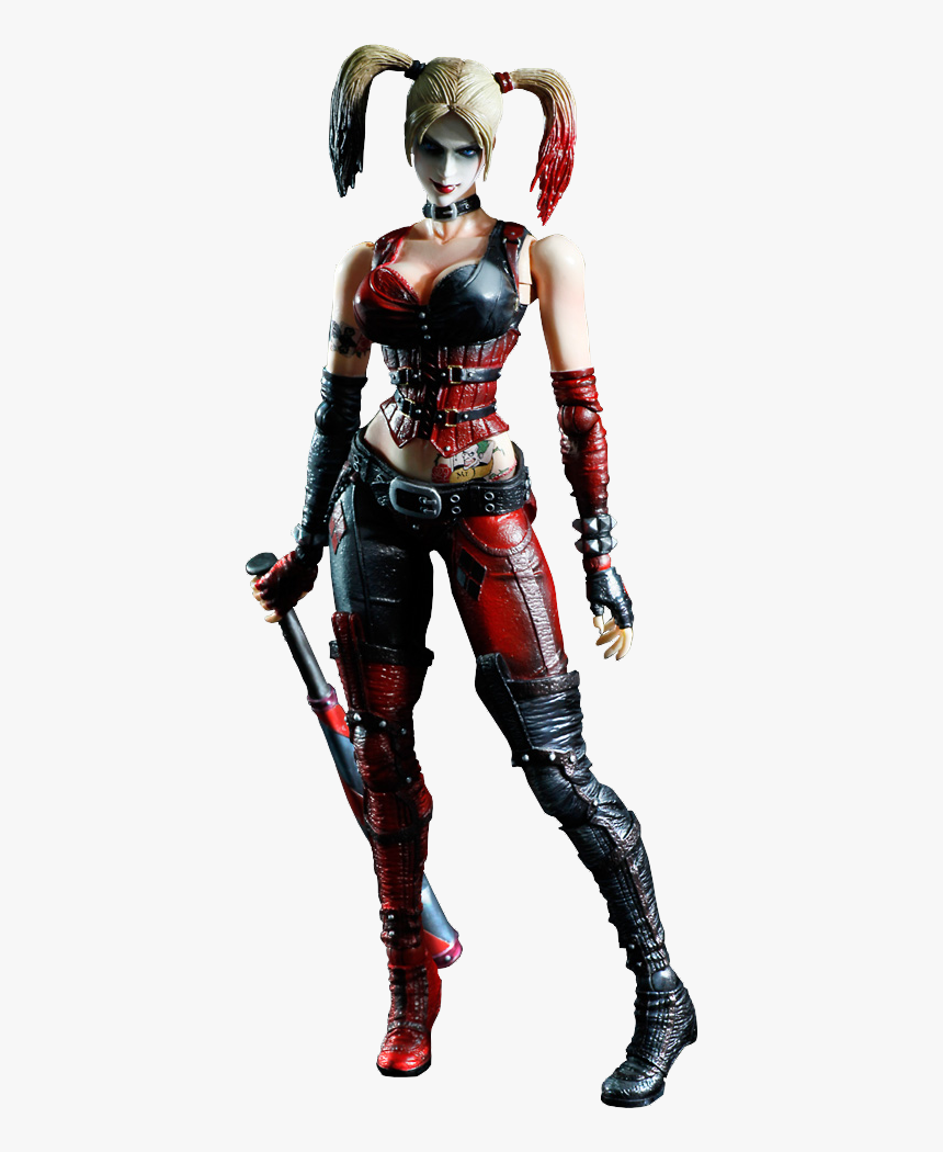 Square Enix Harley Quinn Arkham City Collectible Figure - Play Arts Kai Harley Quinn Arkham City, HD Png Download