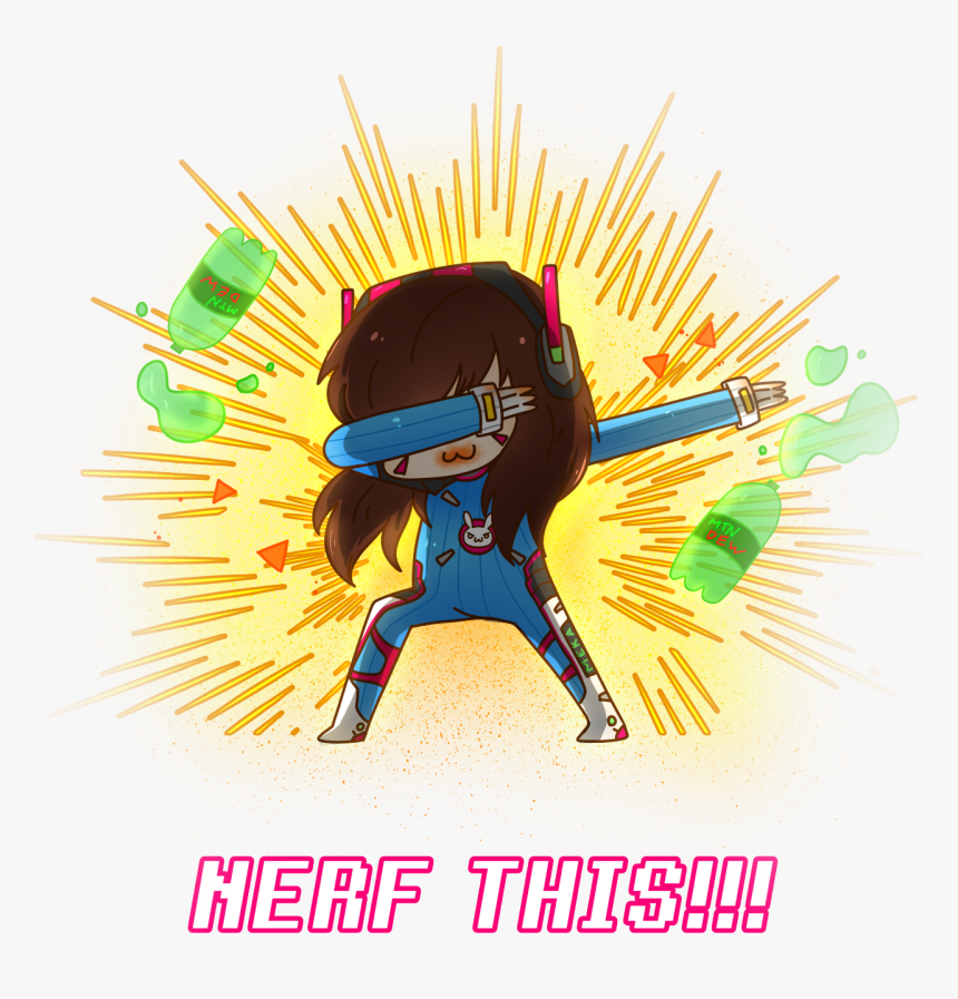D Va Nerf This Mlg, HD Png Download , Transparent Png Image PNGitem