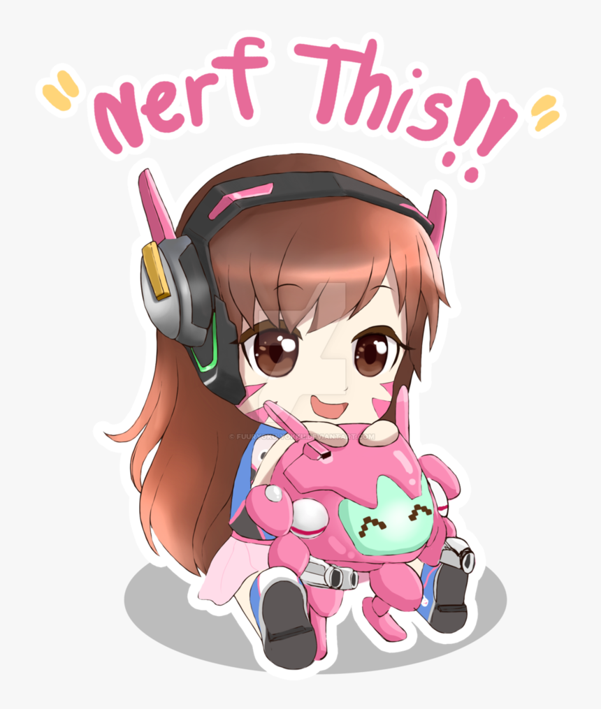 D Va Overwatch Chibi, HD Png Download