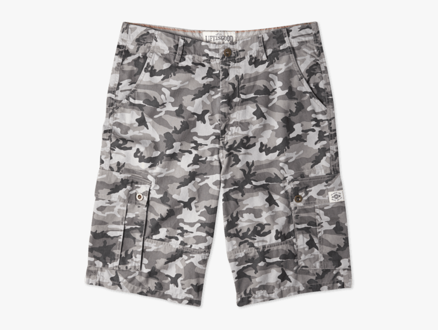 Men S Camo Cargo Shorts - Board Short, HD Png Download