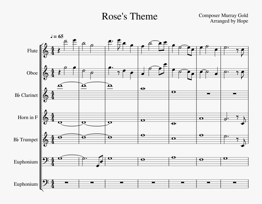 America The Beautiful Flute 1 Sheet Music, HD Png Download