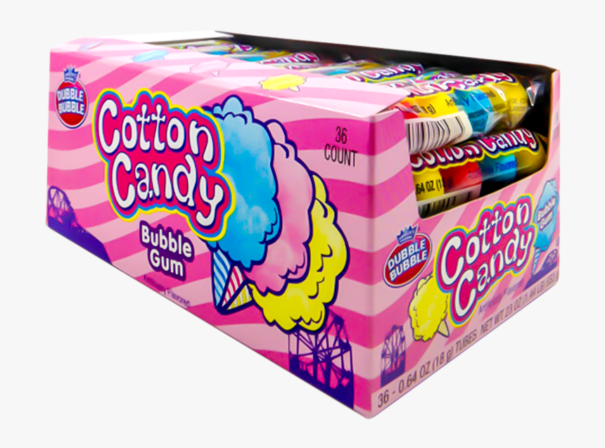 Dubble Bubble Cotton Candy Bubble Gum - Snack, HD Png Download