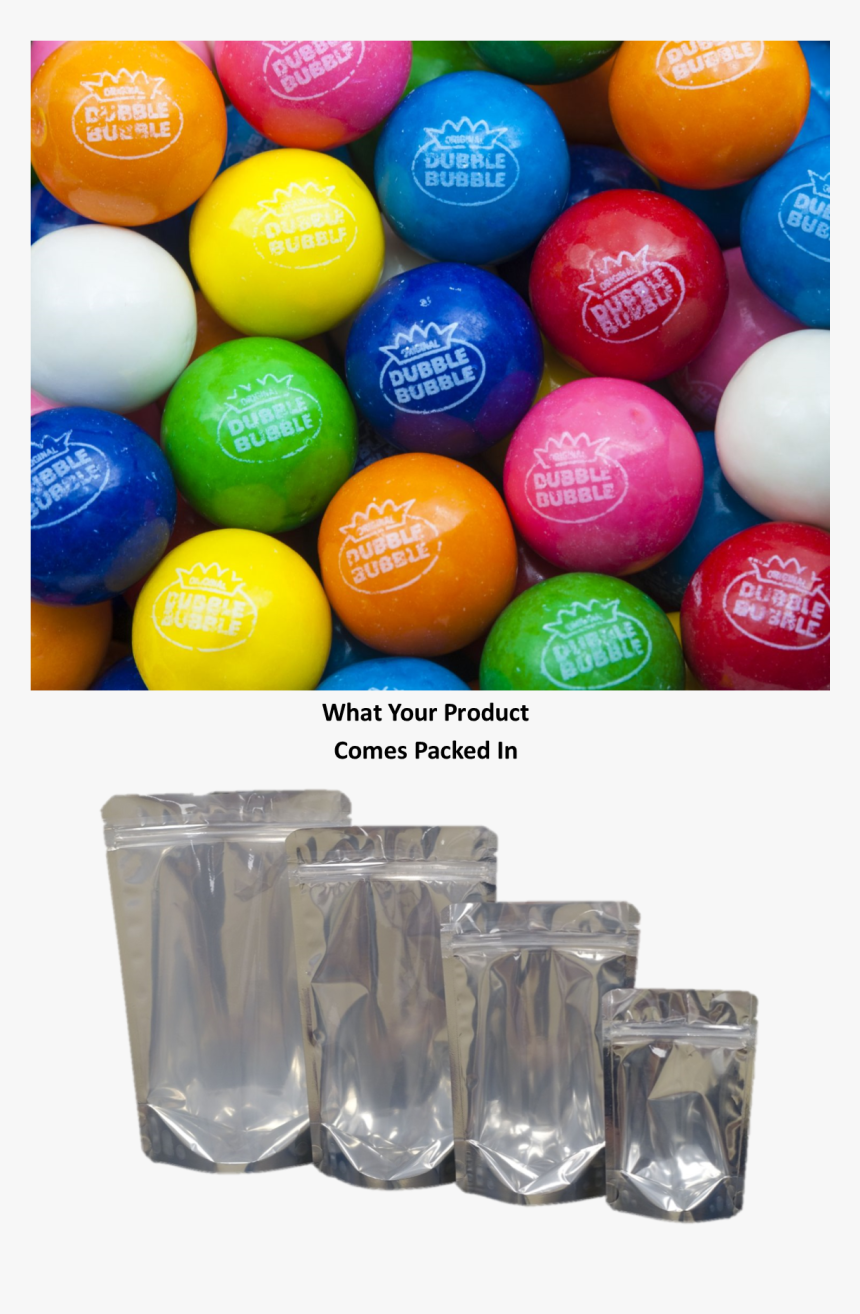 Transparent Dubble Bubble Png - Dubble Bubble 1 Assorted Gumballs, Png Download