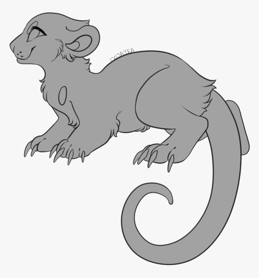 Drawing Kangaroos Basic Transparent Png Clipart Free - Cartoon Tree Kangaroo, Png Download