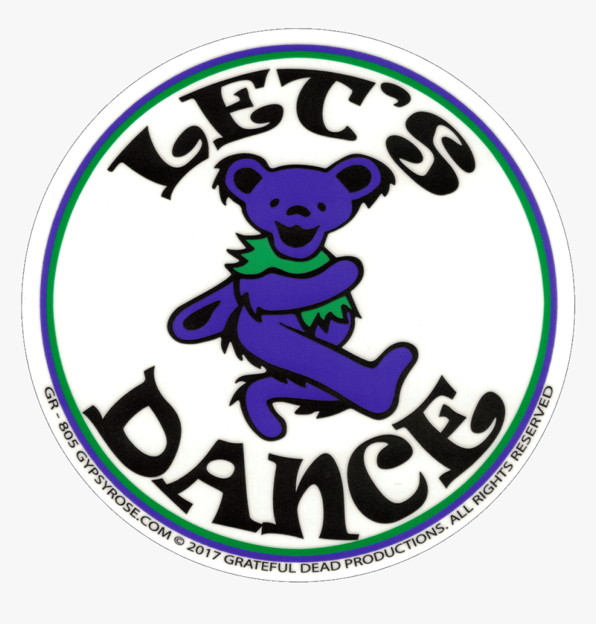 Grateful Dead Dancing Bear Let S Dance - Dance Grateful Dead, HD Png Download