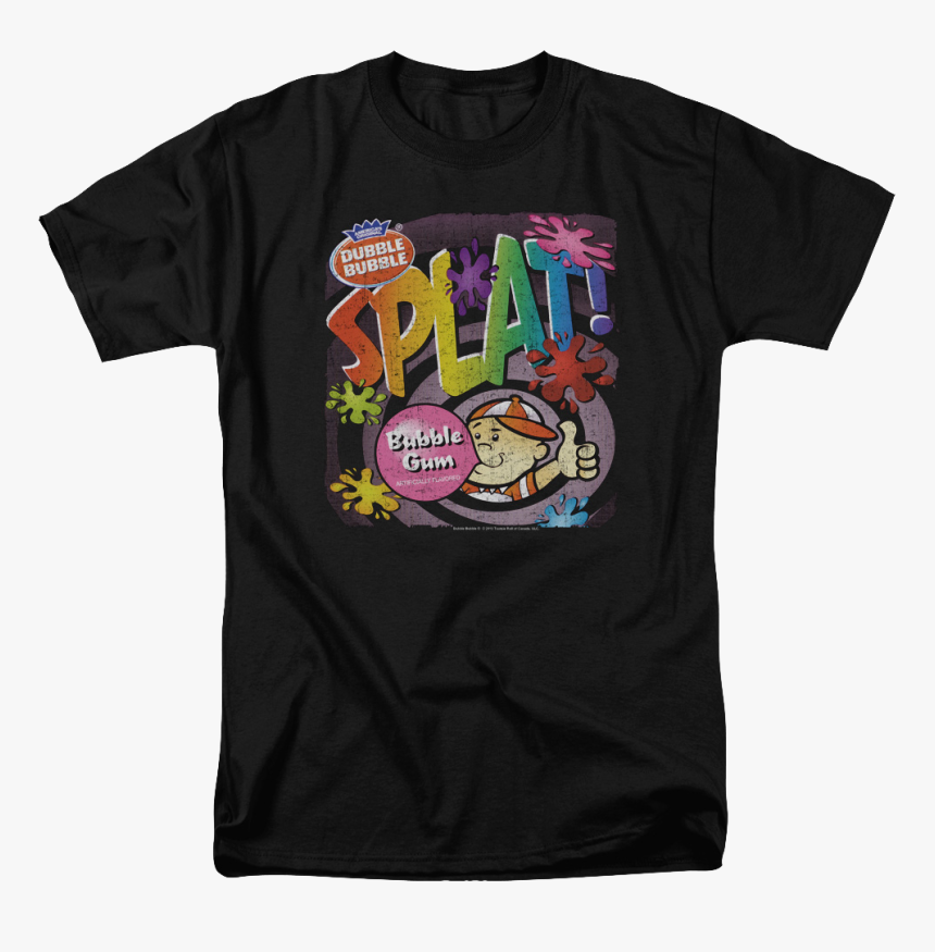Splat Dubble Bubble T-shirt - Active Shirt, HD Png Download