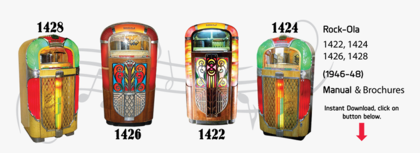 Rock Ola 1428 Jukebox, HD Png Download
