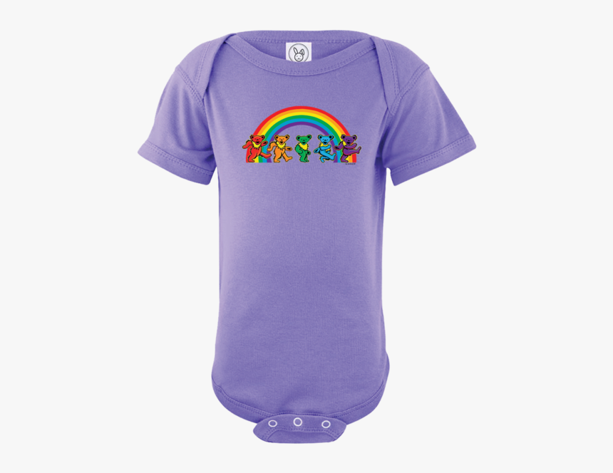 A Purple Infant One Piece, With Five Grateful Dead - Infant Bodysuit, HD Png Download