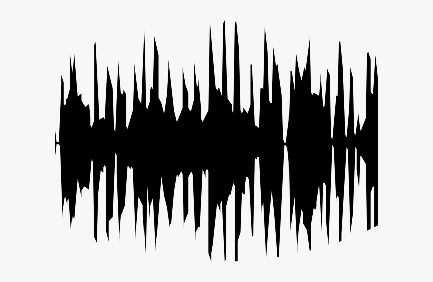 Transparent Ocean Wave Clipart Black And White - Sound Waves Clipart Transparent, HD Png Download