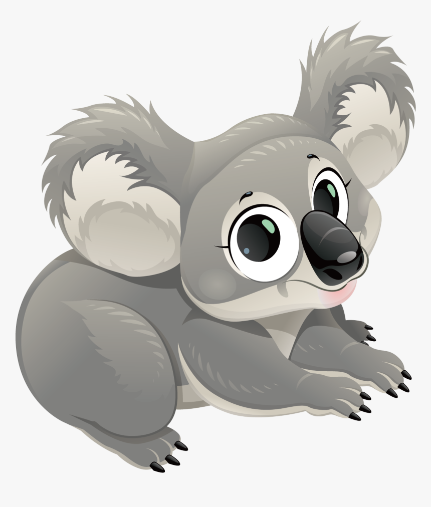Koala Clipart Wombat - Kangaroo And Koala Cartoon, HD Png Download