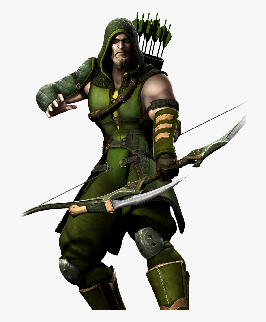 Dc Database - Green Arrow Injustice, HD Png Download
