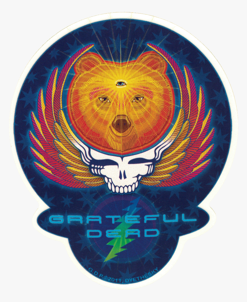 Grateful Dead Third Eye Bear - Bear With A Third Eye, HD Png Download