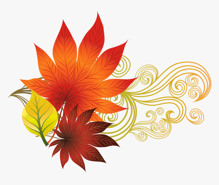 Transparent Leaf Clip Art - Fall Leaves Clip Art, HD Png Download