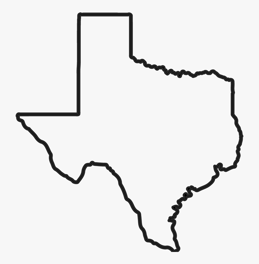 Lewis Wines Outline Paper Texas Pride Fuels Clip Art - Texas Outline, HD Png Download