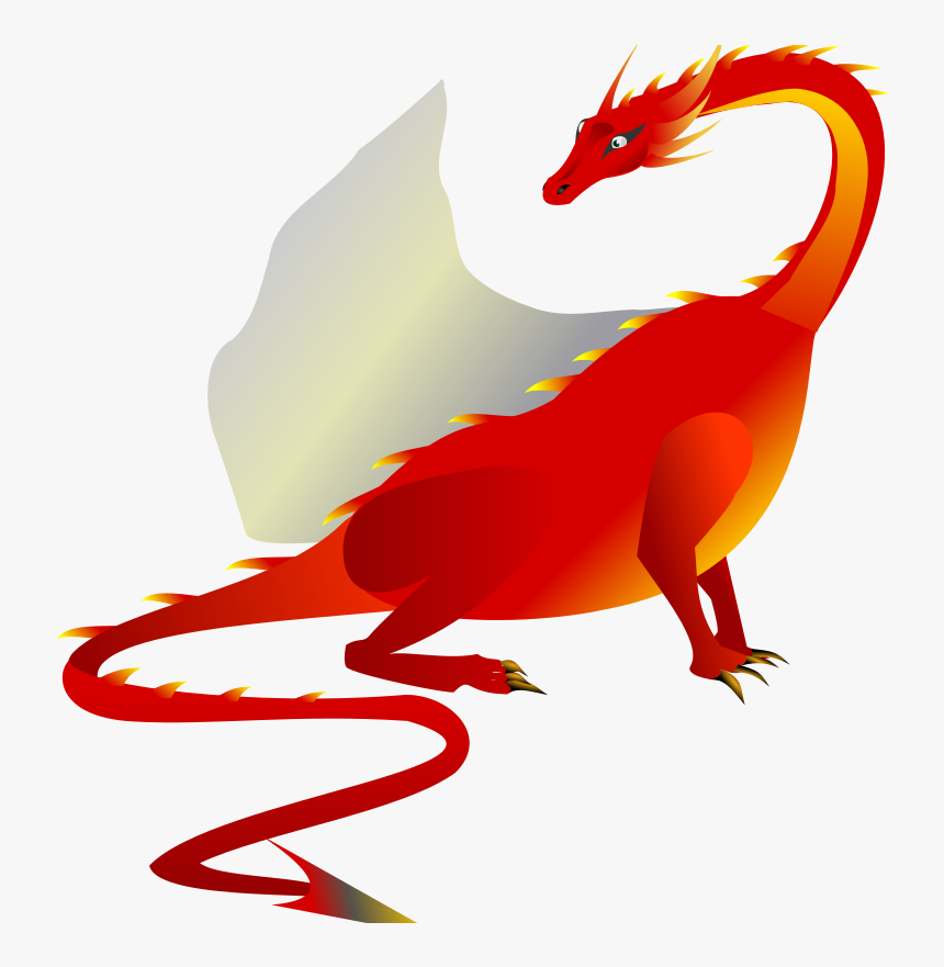 Water Bird,artwork,fictional Character - ドラゴン 赤, HD Png Download