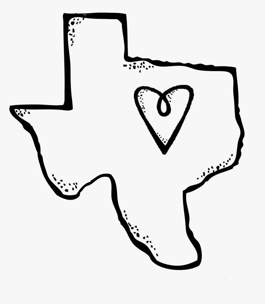 Transparent Texas Clipart Png - Black And White Texas Clipart, Png Download