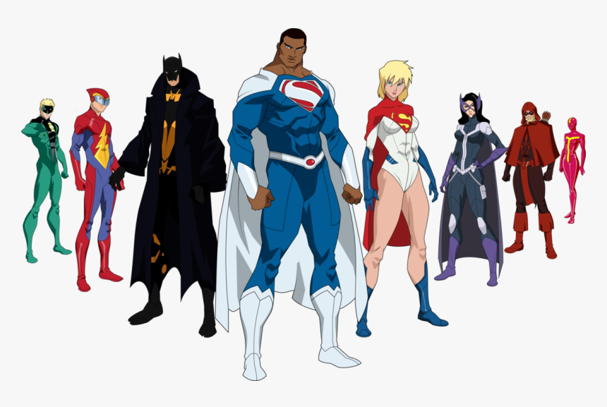 Dc Comics,dc Universe, Вселенная Диси,фэндомы,earth - Justice League Art Style, HD Png Download