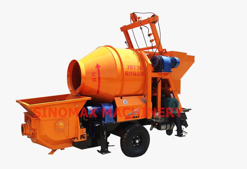 Concrete Pump With Mixer Price, HD Png Download