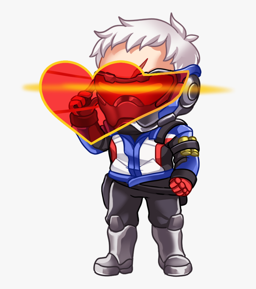 Soldier 76 - Cartoon, HD Png Download
