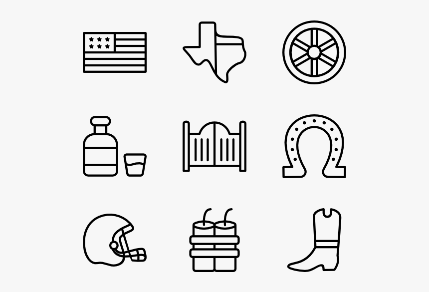 Texas - Marine Icons, HD Png Download