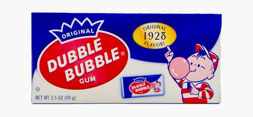 Dubble Bubble Original Gum Box - Cartoon, HD Png Download
