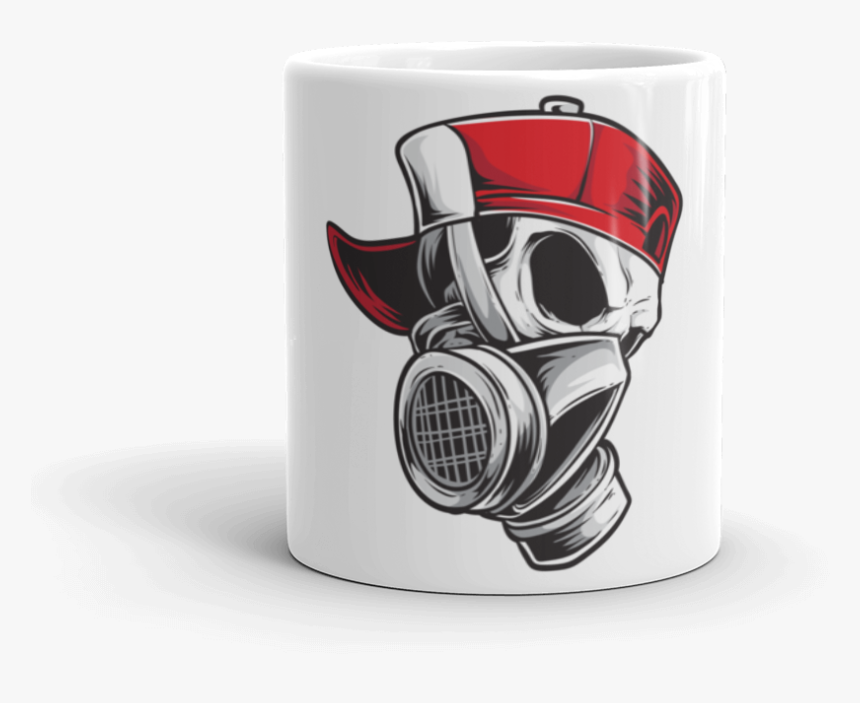 Skull Gas Mask Mug - Coffee Cup, HD Png Download