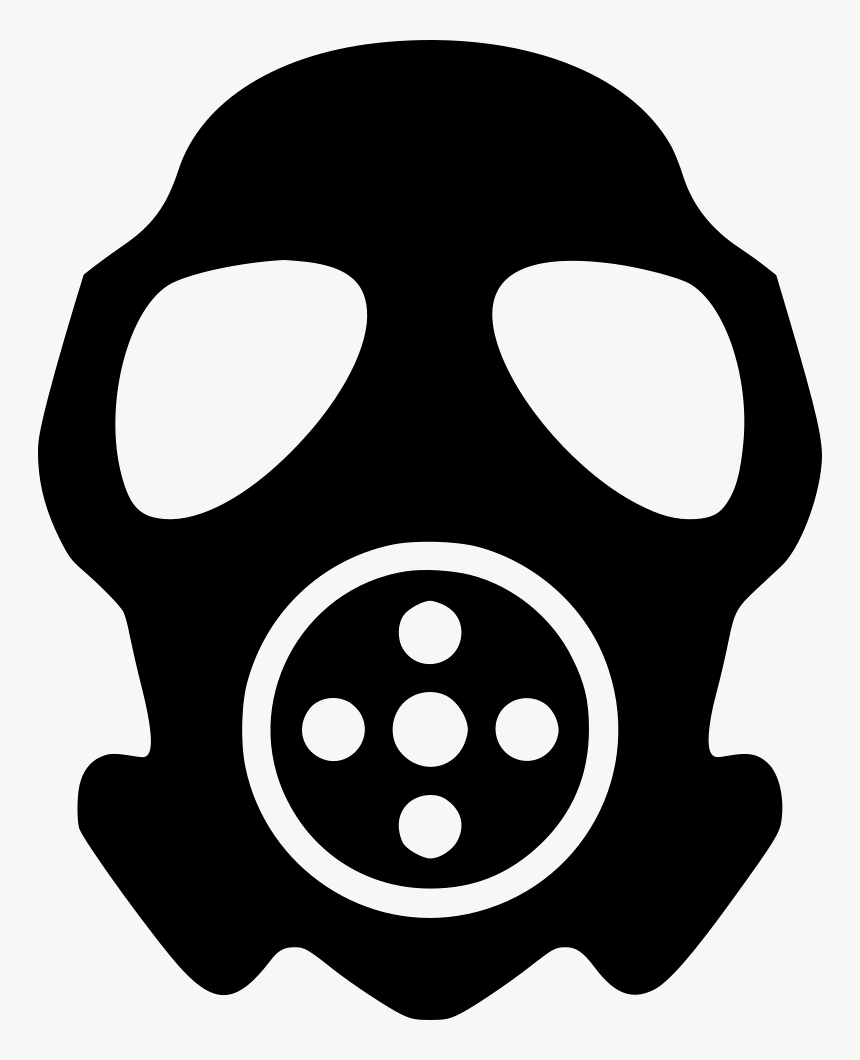 Gas Mask Attack Face - Transparent Gasmask Clipart, HD Png Download
