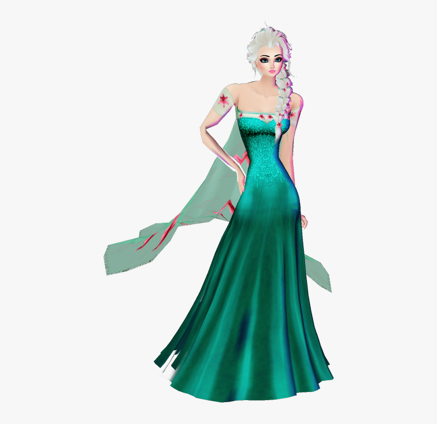 Elsa Png Picture - Gown, Transparent Png