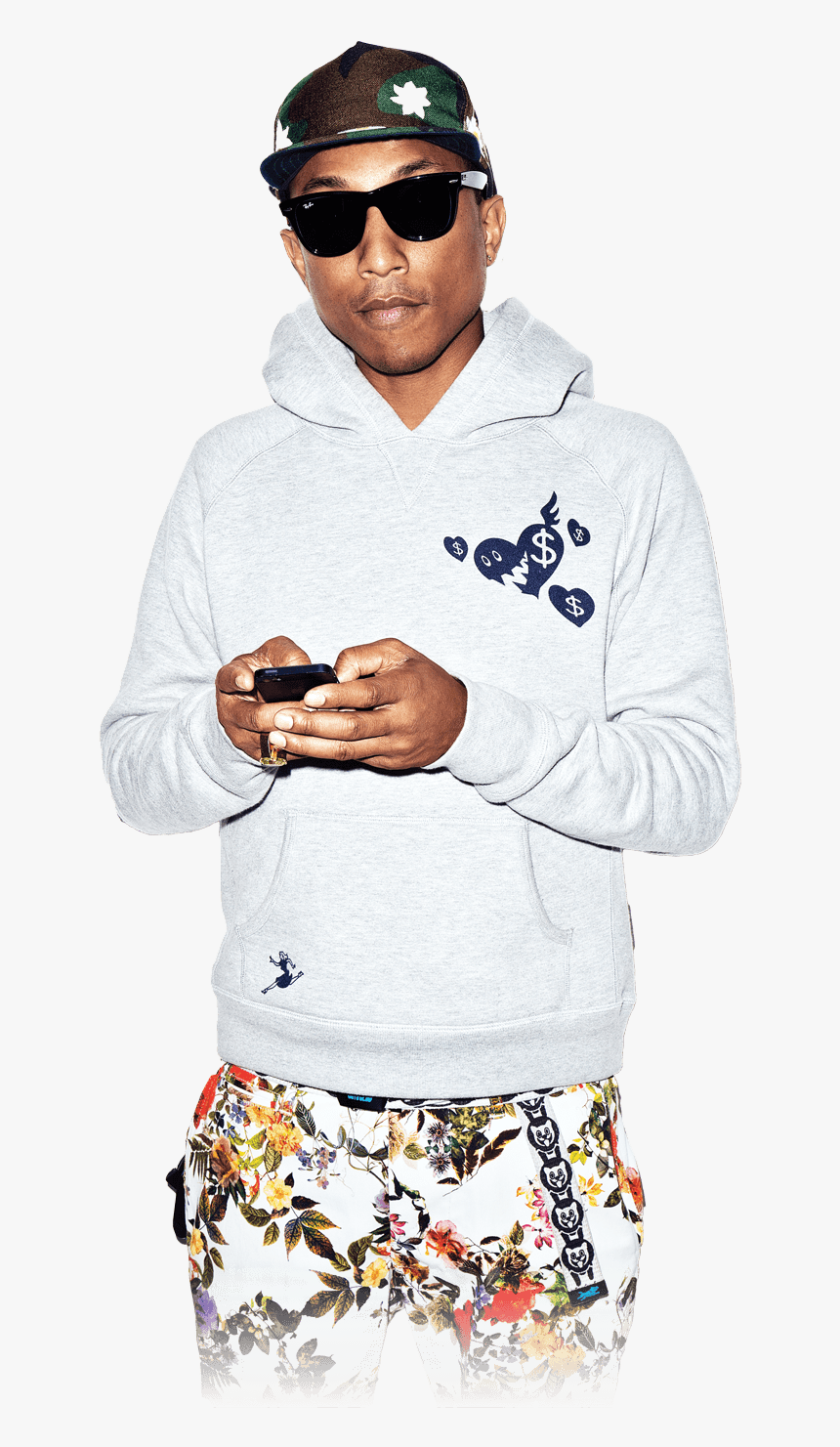 Pharrell Williams Hoodie - Portable Network Graphics, HD Png Download