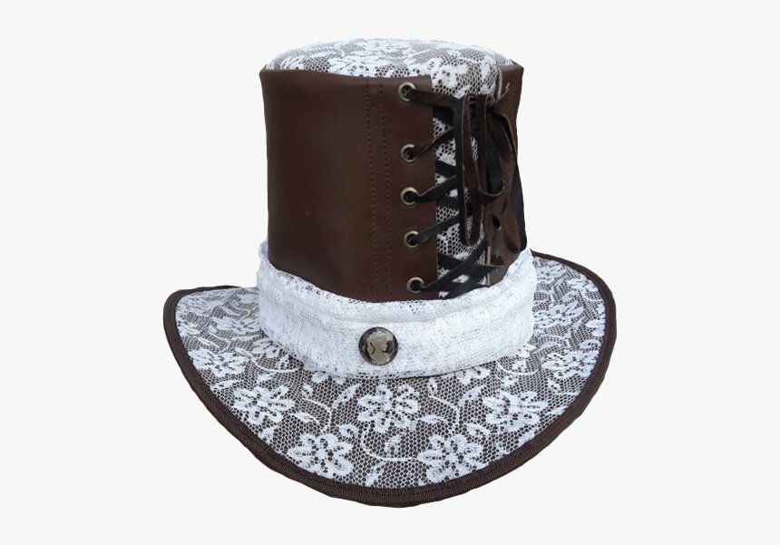Steampunk Top Hat With Lace, HD Png Download