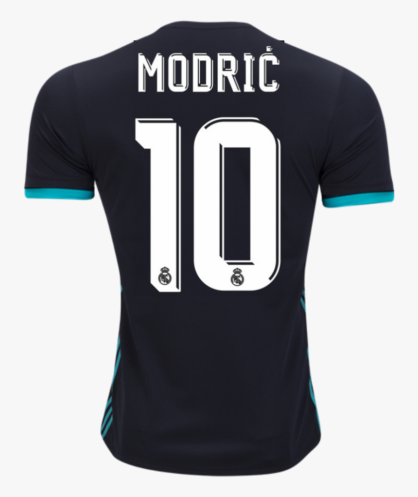 17-18 Real Madrid Away Football Shirt Luka Modrić - Sports Jersey, HD Png Download