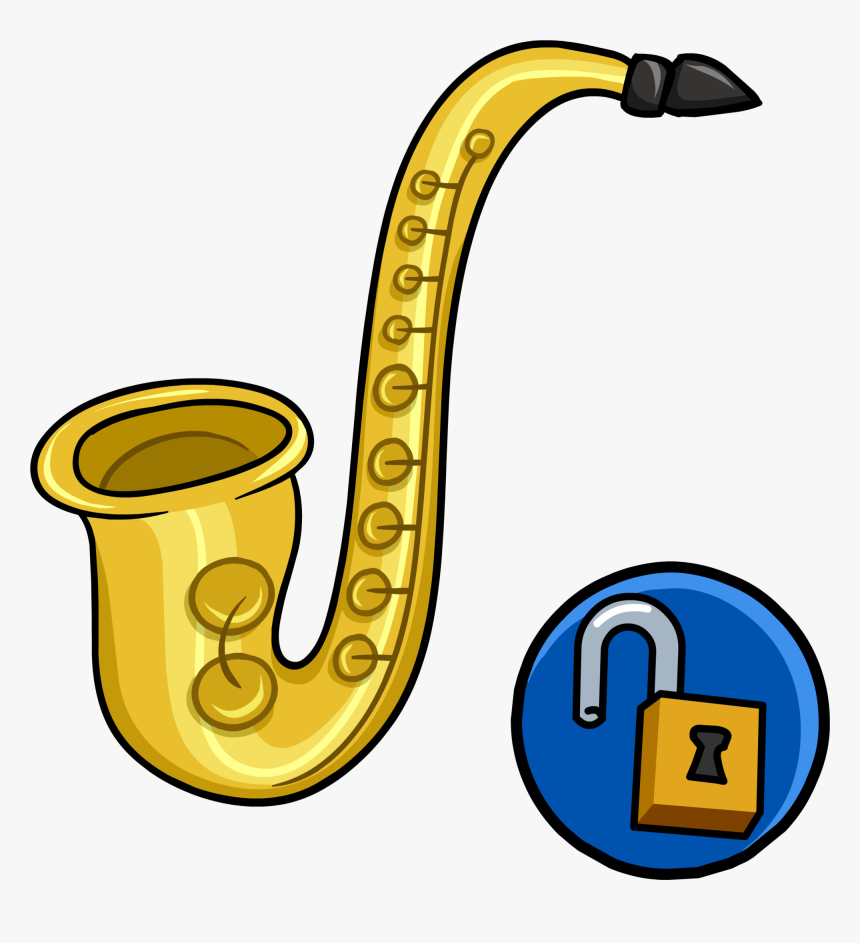 Club Penguin Wiki - Club Penguin Saxophone, HD Png Download