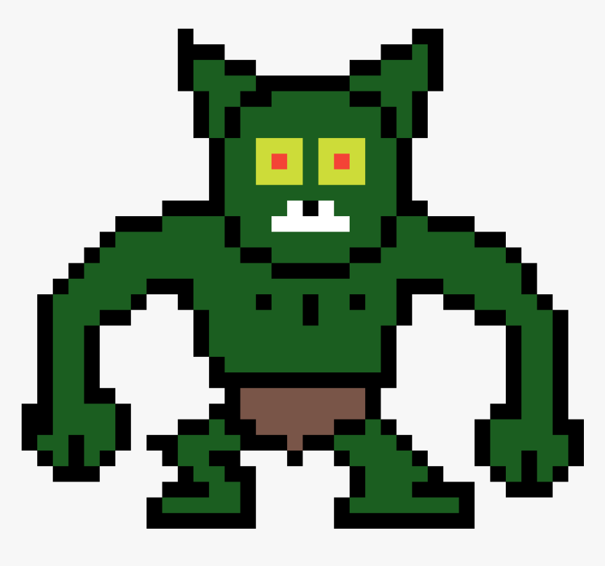 Transparent Green Goblin Png - Ac Dc Pixel Art, Png Download ...