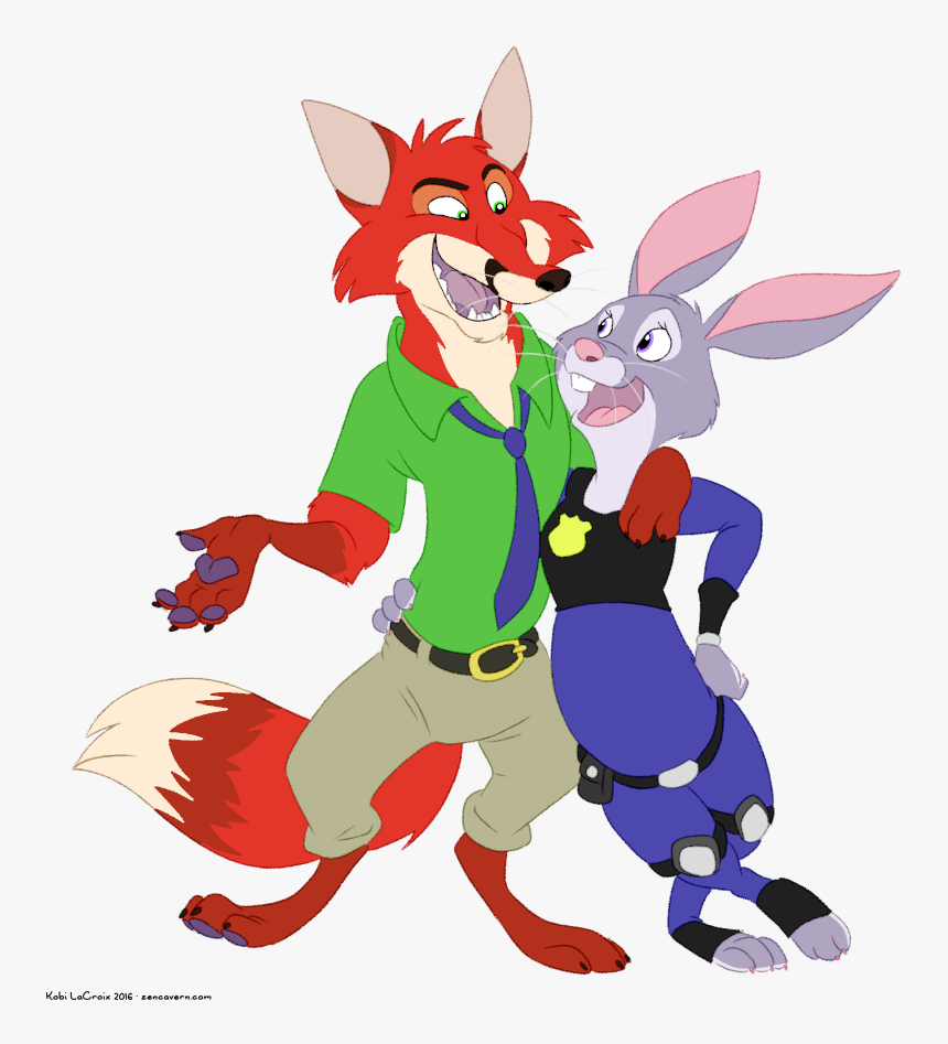 Zootopia, Classic Disney/bluth Style - Cartoon, HD Png Download