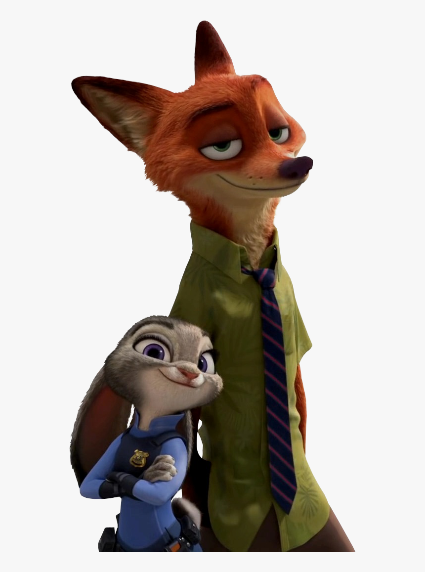 #zootopia #nick Wilde #judy Hopps #зверополис - Zootopia Judy Y Nick, HD Png Download