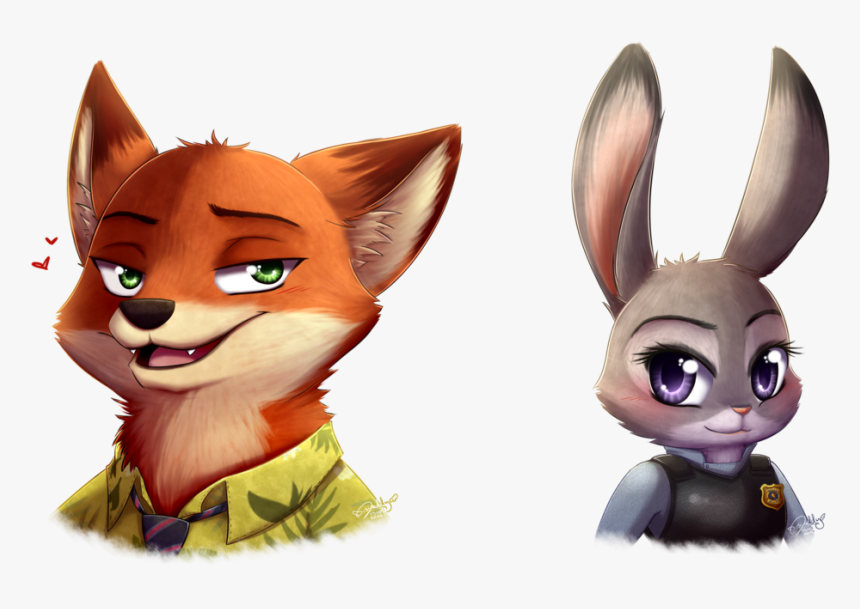 Transparent Zootopia Clipart - Judy E Nic Zootopia Kawaii, HD Png Download