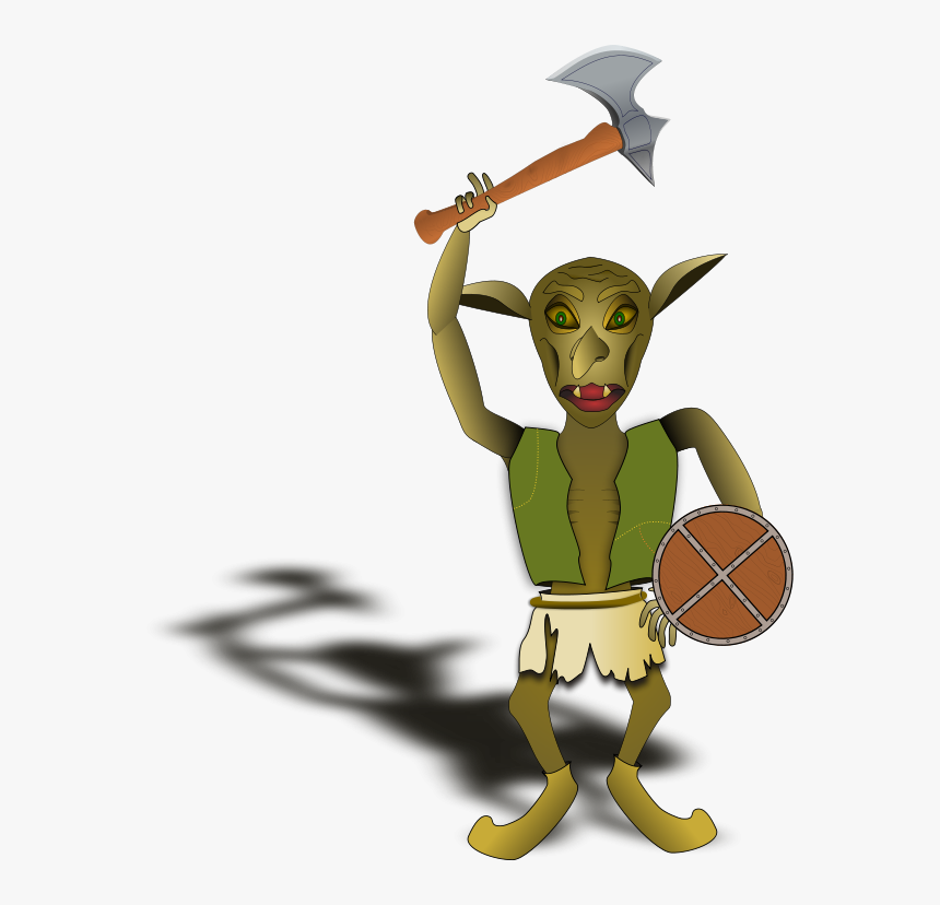 Goblin Warrior Svg Clip Arts - Anao Verde, HD Png Download