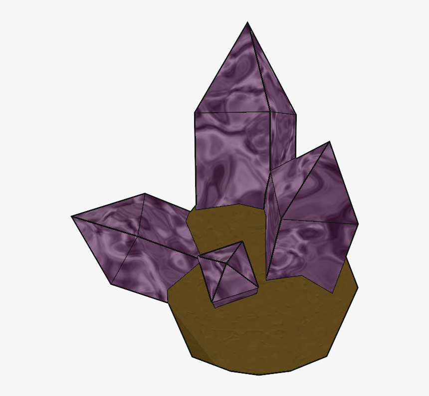 Crystal Formations For Tumbleweed Express - Origami, HD Png Download