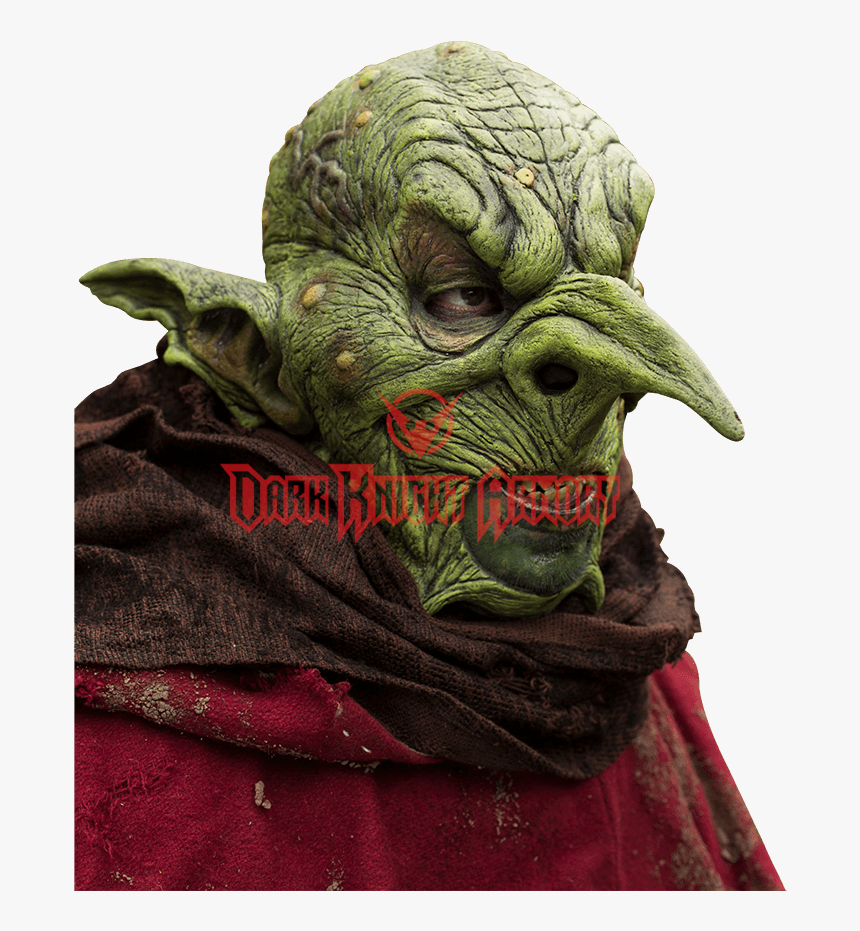 Green Goblin Overlord Mask - Larp Goblin Costume, HD Png Download