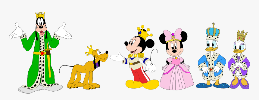 Mickey Mouse Clubhouse - Princess Minnie Mouse And Prince Mickey Mouse, HD Png Download