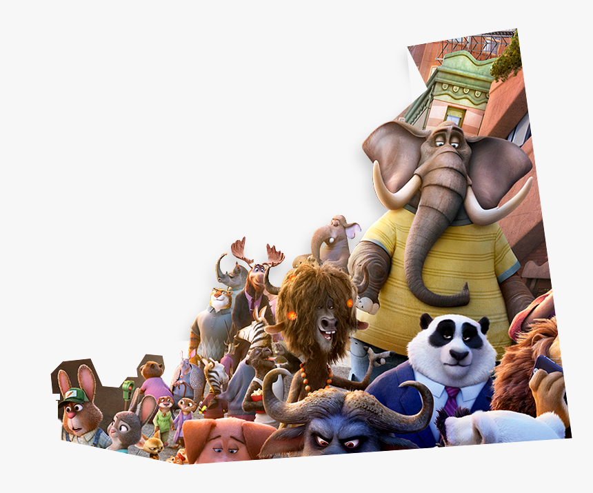 Transparent Zootopia Characters Png, Png Download