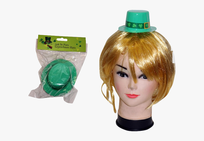 St Patrick S Leprechaun Hats - Lace Wig, HD Png Download