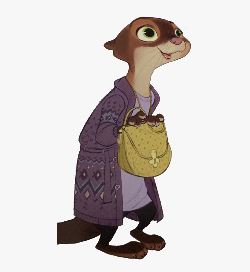 Image Mrs Otterton Transparentpng Zootopia Wiki - Zootopia Mrs Otterton Png, Png Download