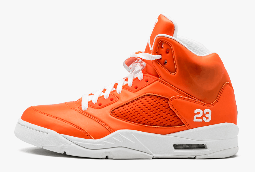 Air Jordan 5 Rainbow Orange White - Jordan 5 Retro Orange, HD Png Download